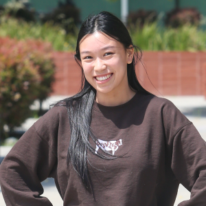 estherweb Esther Nguyen head shot wearing brown UC Davis sweatshirt