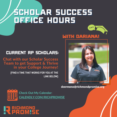 Scholar Success Office Hours Graphic