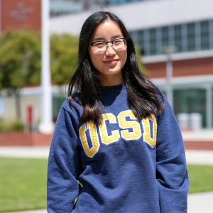 Kaylie Chao Kaylie Chao poses for a head shot in Richmond's City Center Plaza